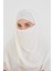 Kadın Şifon Kat Kat Tesettür Şal – Bağlamalı Niqablı Model 6