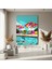 Havuz Kenarı Pop Art Tablosu 4