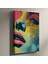 Soyut Pop Art Kadın Portresi Tablosu 1