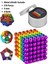 Neocube Manyetik Boncuk 216 Parça – 5mm Renkli Neodyum Metal Küp Puzzle Oyuncak, Zeka Geliştirici Eğitici LEGO Tarzı Magnet Set, Metal Kutulu 1