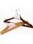 Ahşap Görünümlü Plastik Elbise Askısı 3 Lü -AK439 1