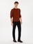 Erkek Lacivert Slim Fit Pamuk Karışımlı Jean Pantolon 50314011-VR033 3