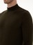 Erkek Haki Slim Fit Pamuk Karışımlı Yarım Balıkçı Yaka Triko Kazak 50318677-VR027 7