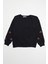 Kolları Kiraz Nakışlı Kız Çocuk Sweatshirt 1