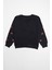 Kolları Kiraz Nakışlı Kız Çocuk Sweatshirt 3