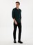 Erkek Siyah Slim Fit Pamuk Liyosel Karışımlı Jean Pantolon 50313970-VR046 4