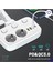 Akım Korumalı 2’li Ayrı Anahtarlı Priz, 2x Priz, 3x Usb, 1x Type-C, 2 mt Kablo, Hızlı Şarj 2