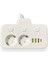 Akım Korumalı 2’li Ayrı Anahtarlı Priz, 2x Priz, 3x Usb, 1x Type-C, 2 mt Kablo, Hızlı Şarj 4