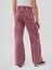 Kız Çocuk Pembe Low Rise Stride Baggy Kargo Jean Pantolon 9