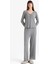 Pijama Takımı Regular Fit Uzun Kollu Üst Uzun Alt-Fall in Love G0222AX25AU 1