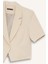 Cropped Fit Ceket Yaka Modal Blazer Ceket F9119AX25SM 2