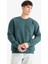 Regular Fit Bisiklet Yaka Basic Düz Kalın Sweatshirt T3777AZ25AU 3