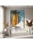 Tropikal Plaj Sörf Tahtaları Soyut Sanat Tablosu 4