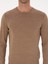 Erkek Camel Slim Fit Yün Karışımlı Bisiklet Yaka Basic Triko Kazak 50315266-VR015 6