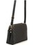 Siyah Üç Bölmeli Kadın Çapraz Çanta/postacı Çantası SP623 3