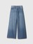 Kız Çocuk Mavi Mid Rise Baggy Jean Pantolon 7
