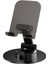 Ms-14 Taşınabilir Katlanabilir 360 Dönebilen Karbon Çelik Tasarımlı Telefon ve Tablet Standı, Siyah 1