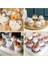 50LI Muffin Kalıbı - Cupcake Kalıpları, Su Geçirmez ve Yağ Geçirmez Pişirme Kağıtları, Ev Veya Parti Için Alüminyum Folyo Pişirme Kek Kapları - Beyaz 3