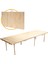 Katlanır Kamp, Piknik ve Bahçe Masası 75X228 cm - Ham Naturel Renk 1