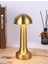 Dekoratif Masa Lambası Dimmerli Şarjlı Lizbon Gold Cafe Restoran Masa Lambası 3 Renk Işık Modu 2