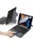 iPad 9. Nesil Klavye Kılıfı 10,2 Inç (10,2 Inç) Ped Ile, Çıkarılabilir Destek Standı, Kalem Tutucu, Sürgülü Kamera Kapağı iPad 7./8./9. Nesil ile Uyumlu Klavye (Siyah) 1