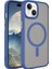 iPhone 15 Plus Kılıf Magsafe Özellikli ve Şerit Renkli Premium Tpu Silikon Kapak Ryc/flet 1
