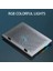 Şok Soğutma Profesyonel Dizüstü Bilgisayar Notebook Soğutucu Laptop Stand Işıklı Oyuncu Laptoplarına Özel Tek Büyük Fanı Ile Hızlı Soğutma 2 USB Giriş S601 2
