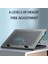 Şok Soğutma Profesyonel Dizüstü Bilgisayar Notebook Soğutucu Laptop Stand Işıklı Oyuncu Laptoplarına Özel Tek Büyük Fanı Ile Hızlı Soğutma 2 USB Giriş S601 3