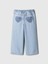 Kız Bebek Açık Mavi Wide Leg Jean Pantolon 9