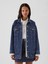 Kadın Koyu Mavi Oversized Icon Denim Ceket 6