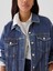 Kadın Koyu Mavi Oversized Icon Denim Ceket 8