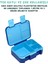 Bento 700ML Lunchbox Yeni Koleksiyon Tek Katlı 3 Bölmeli Abs Plastik Çocuk Sefer Tası Yemek Kutusu 2