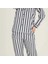 Mdb Freshness 4007 Kadın Uzun Kol Çizgili Gaffuriye Pijama Takımı 1