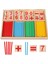Ahşap Matematik Çubukları & Rakam Blokları Seti – Sayma, Işlem ve Şekil Kurma (Montessori, 3+) 1