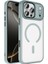 Apple iPhone 17 Pro Kılıf Wireless Şarj Özellikli Redclick Krom M-Safe Silikon Kapak 2