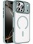 Apple iPhone 17 Pro Kılıf Wireless Şarj Özellikli Redclick Krom M-Safe Silikon Kapak 3