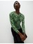 Büzgü Detaylı Desenli Bluz 9