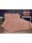 Dessert Kadife Çift Kişilik Yatak Örtüsü Pudra 1