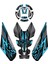 Rvell Cf Moto 250SR ( 2020-2024 ) Uyumlu Tank Pad Set Mavi 1