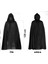 Bfs Siyah Uzun Pelerin 120 cm Kapüşonlu – Cosplay ve Parti Kostümü 1