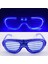 Bfs Mavi LED Işıklı Parti Gözlüğü - Neon Glow Şerit Gözlük 3 Modlu 5