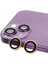 Bfs iPhone 15 Plus Raze Metal Kamera Lens - Sarı 1