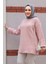 Pudra Tesettür Triko Kazak Tunik 87181PD 3