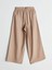 Lcw Modest Bej Beli Lastikli Geniş Paça Kadın Pantolon 6