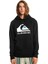 Big Logo Hood Erkek Siyah Sweatshirt 1