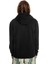 Big Logo Hood Erkek Siyah Sweatshirt 2