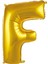 1 Metre Altın Renk Balon F Harfi 40 Inc Parti Malzemesi 1