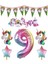 Unicorn Temalı Gökkuşağı 9 Yaş Folyo Balon Seti 1