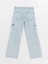 Lcw Jeans Indigo Wideleg Kadın Kargo Jean Pantolon 7