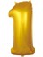 1 Metre Altın Renk Balon 1 Rakam 40 Inc Parti Malzemesi 1